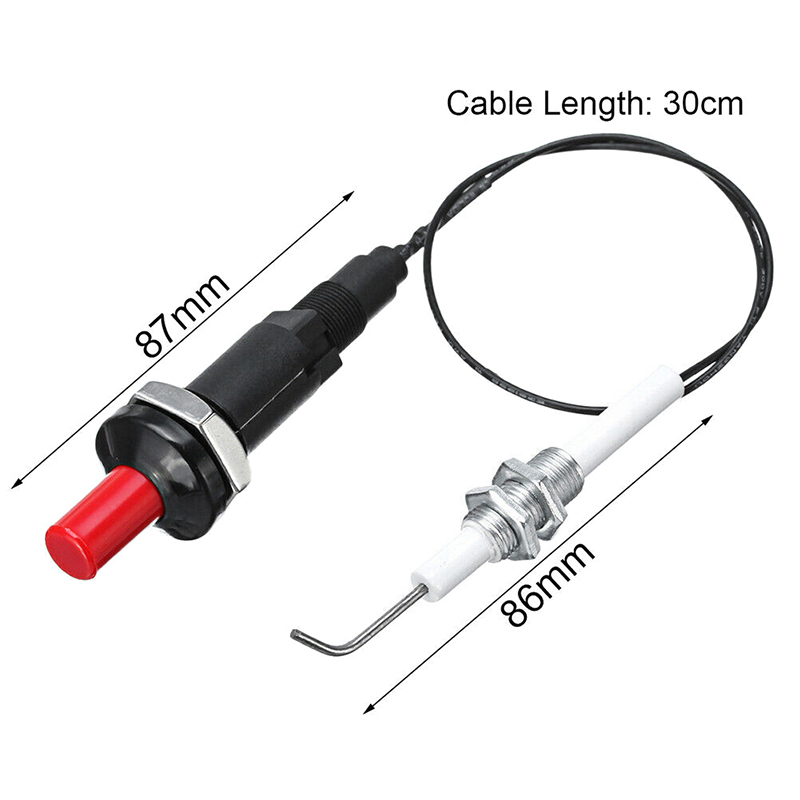 Camping Cooking Equipment - Push Button Piezo Ignitor With Cable