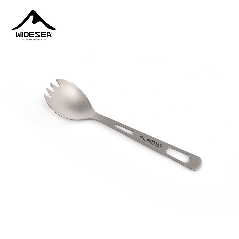 Camp Spork Set - Widesea Camping Cooking Set Spork Titanium