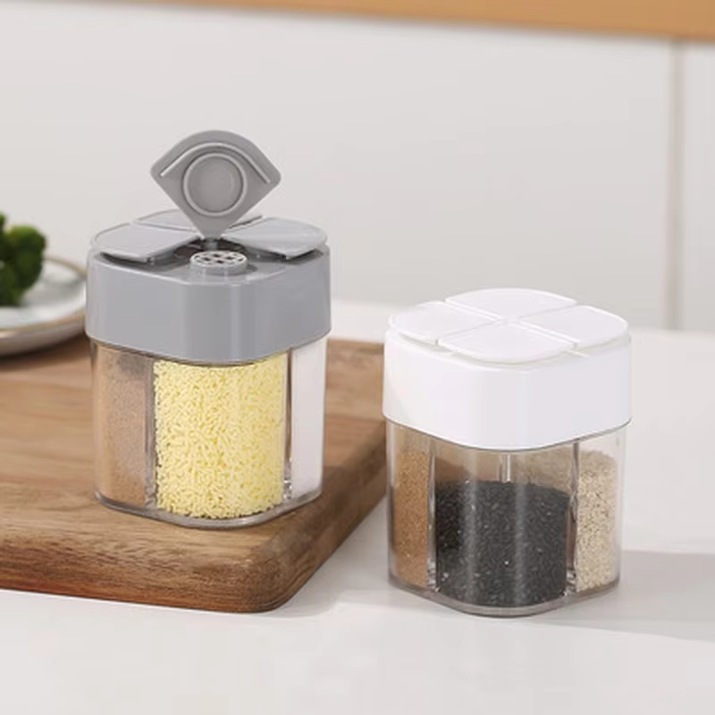 Camping Cooking Equipment - 4 in 1 Plastic Dispenser Camping