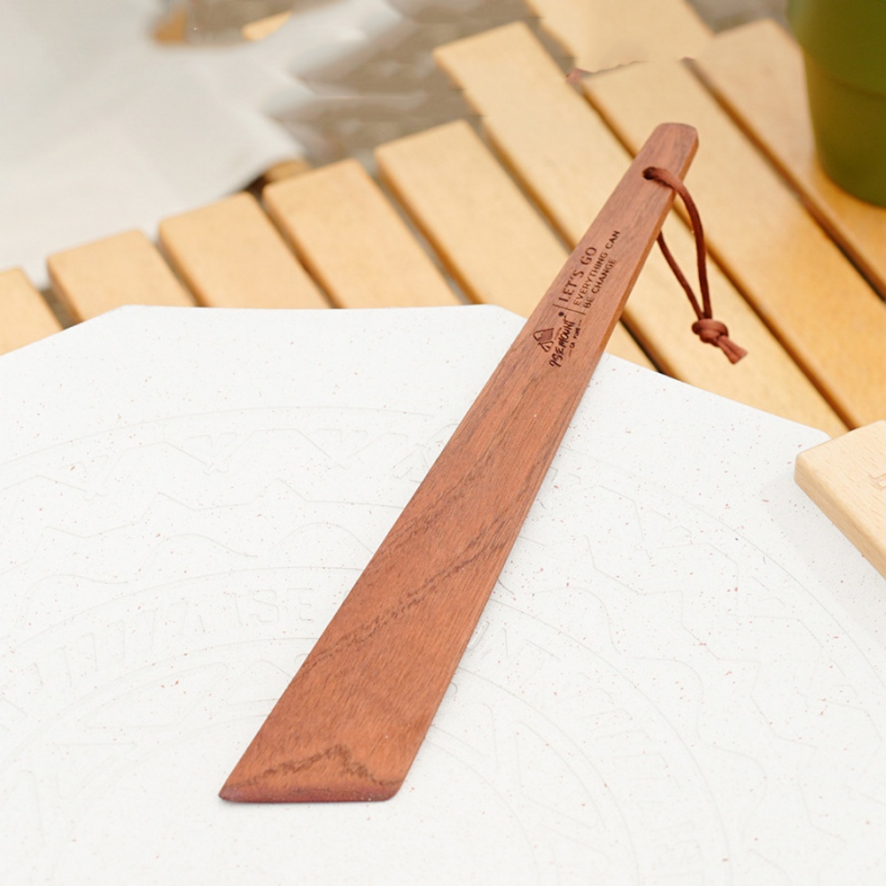 Camping Cooking Hardware - Outdoor Camping Wooden Spatula Kitchen Wooden