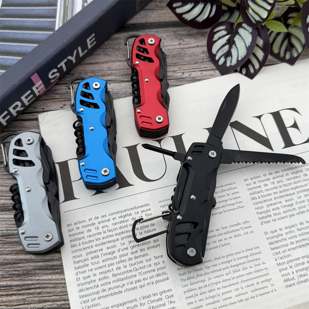 Camping Cooking Knife Set - PL100 Multifunctional Folding Knife Outdoor Camping