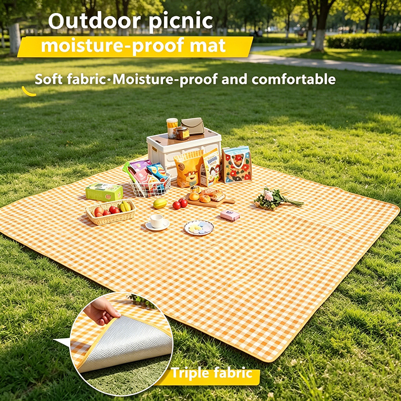 Camping Cooking Tent - Folding Camping Mat Picnic Blankets Tent