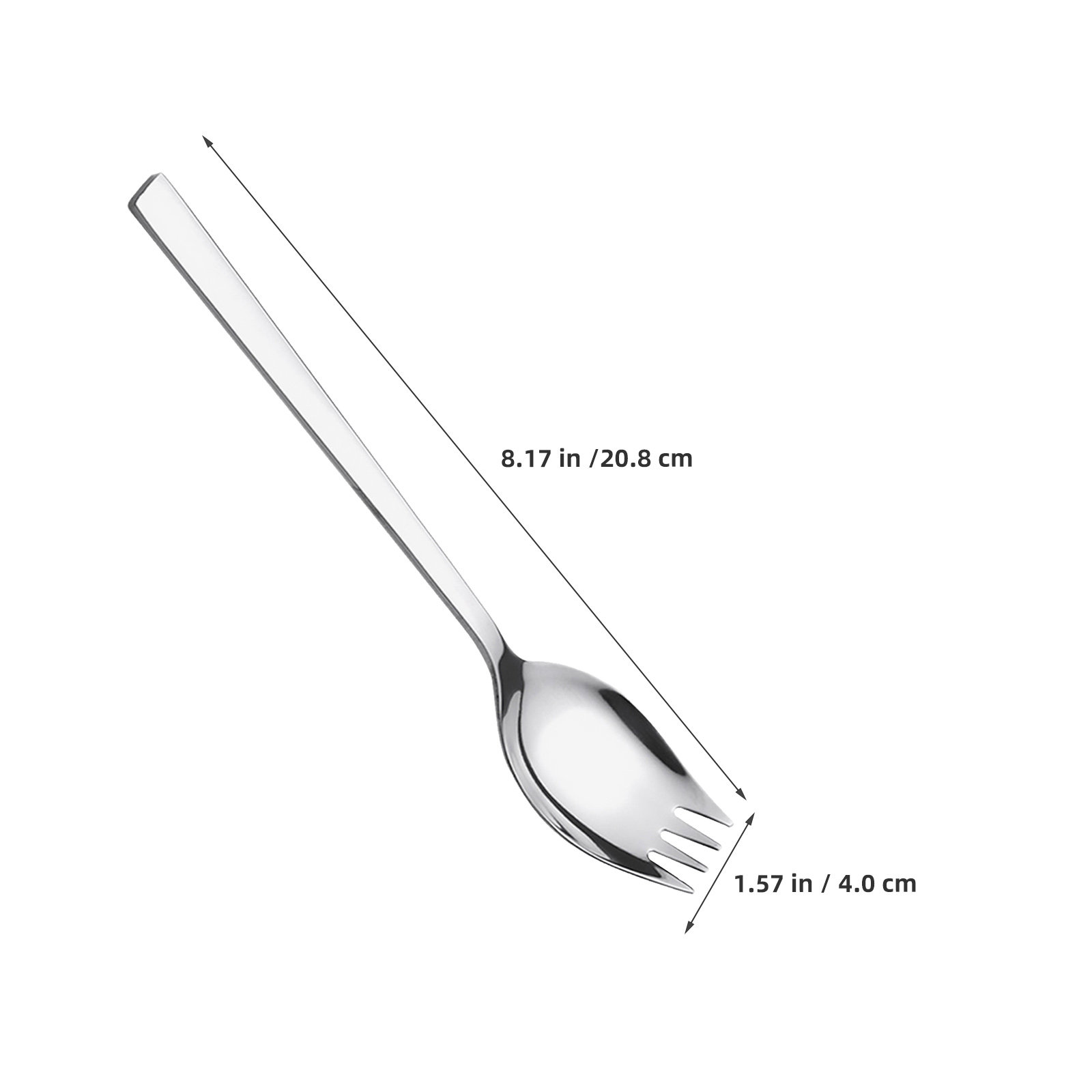 4Pcs Stainless Steel Salad Spo - Camp Spork Set 评论和价格