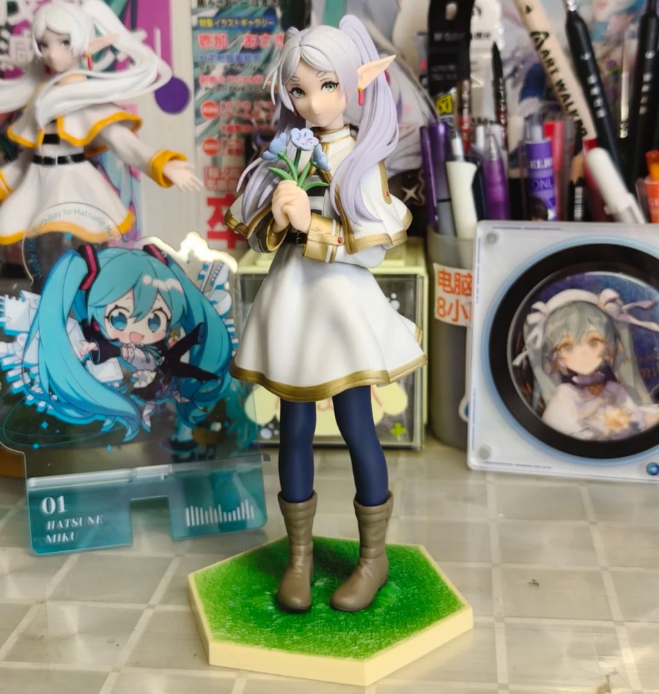9--21cm Frieren Figure Frieren - Campfire Cooking In Another World With My Absurd Skill 评论和价格