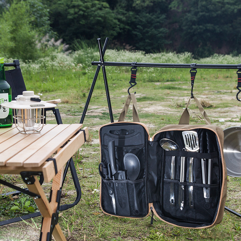 8pcs Camping Kitchen Cookware  - Camping Cooking Hardware 评论和价格