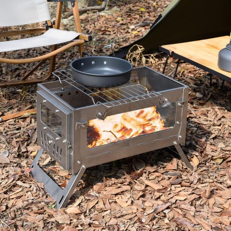 430 Stainless Steel Portable T - Camping Cooking Tent 评论和价格