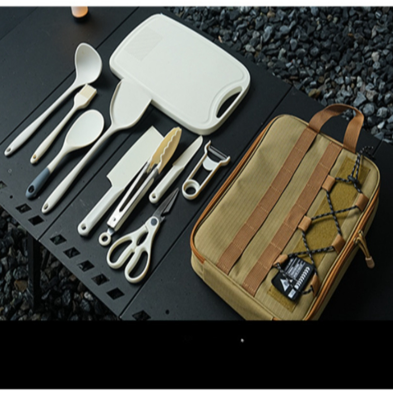 Portable 9Pcs Camping Kitchenw - Camping Cooking Hardware 评论和价格