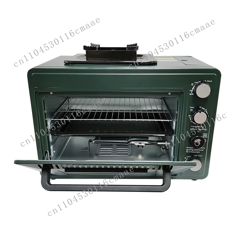 Professional Outdoor BBQ Gas O - Camping Double Cooking Stove 评论和价格