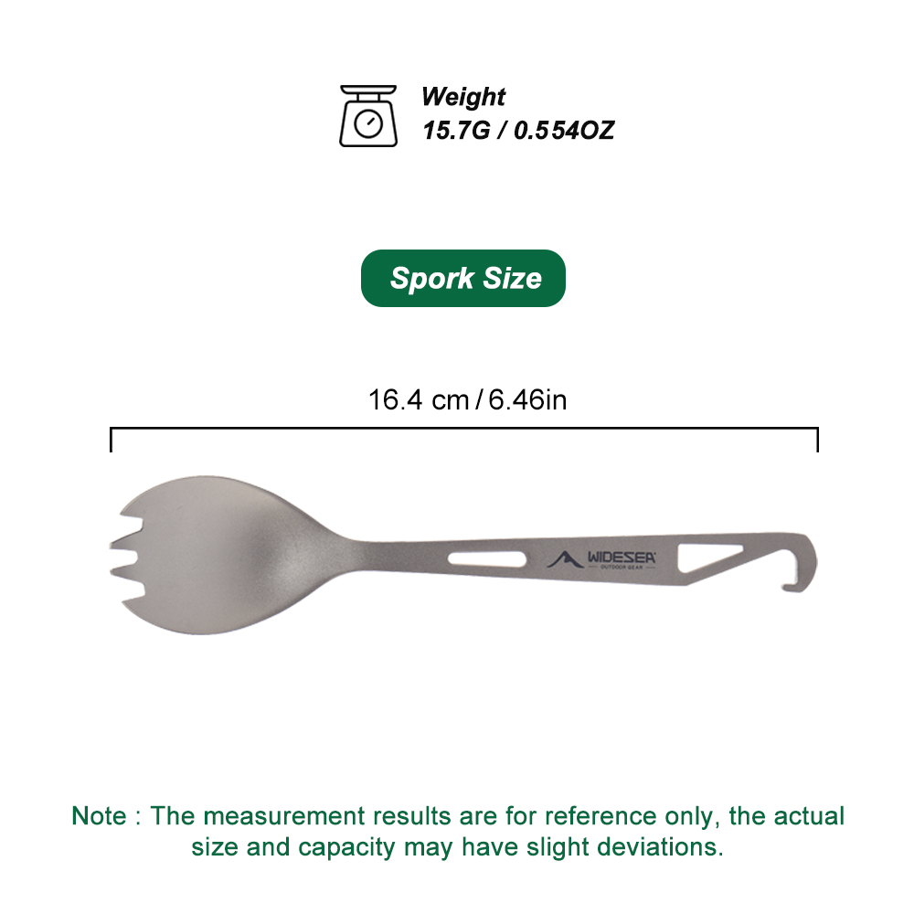 Widesea Camping Cooking Set Sp - Camp Spork Set 评论和价格