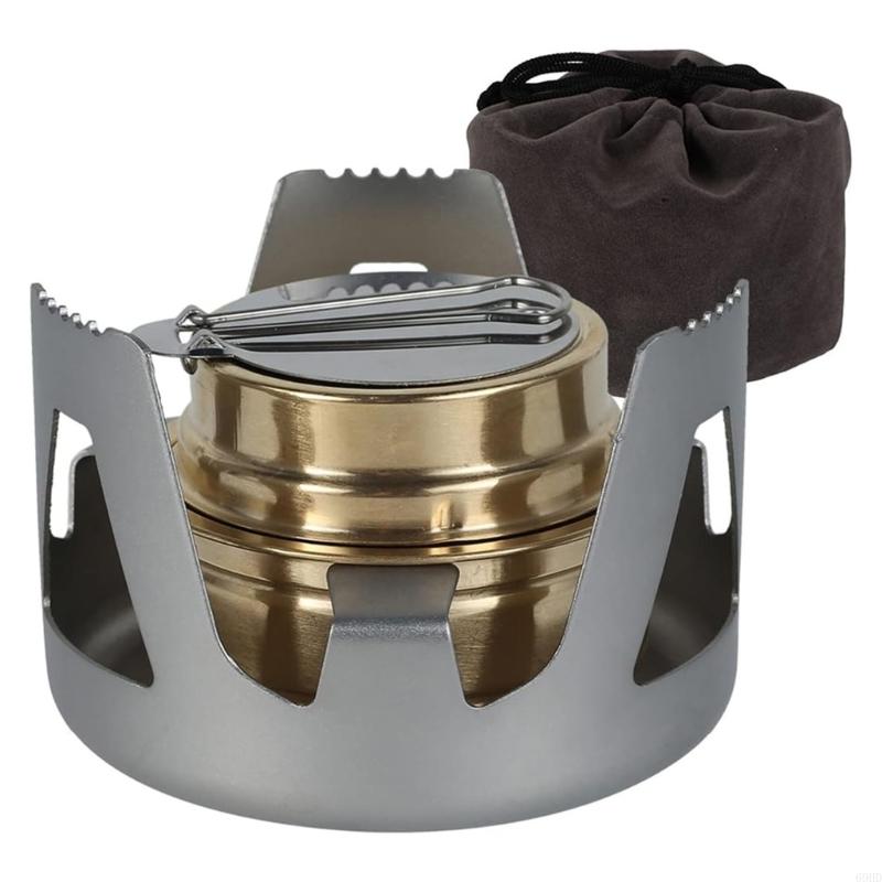 Trail Meal Stove Set for Camp  - Camping No Cooking Meals 评论和价格