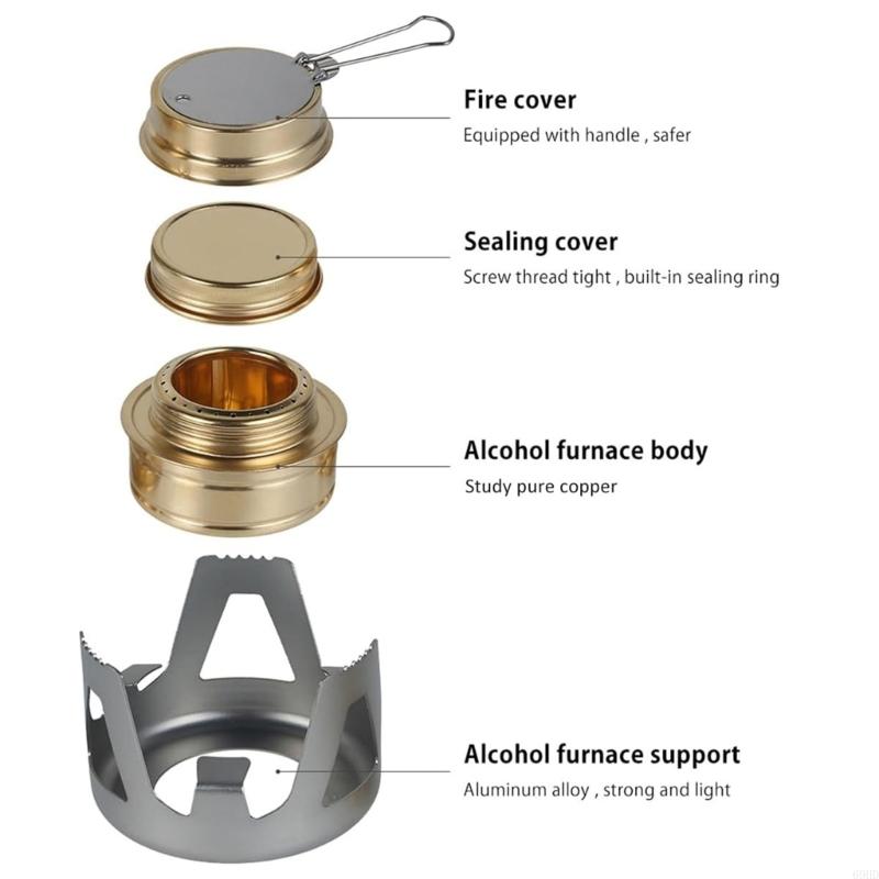 Trail Meal Stove Set for Camp  - Camping No Cooking Meals 评论和价格