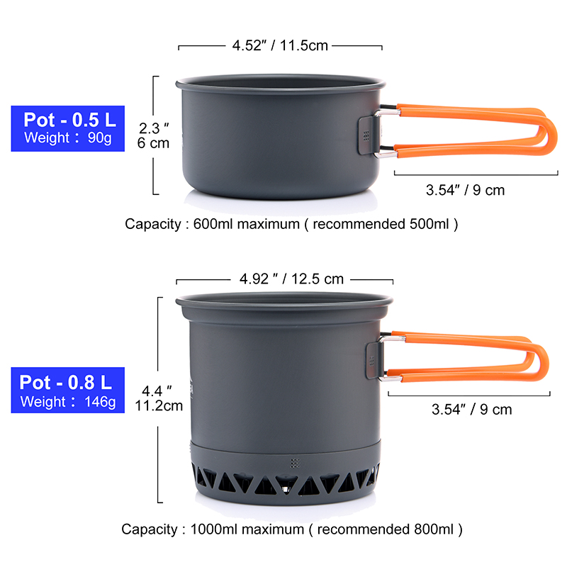 Widesea Portable Camping Cookw - Camping Cooking And Eating Set 评论和价格