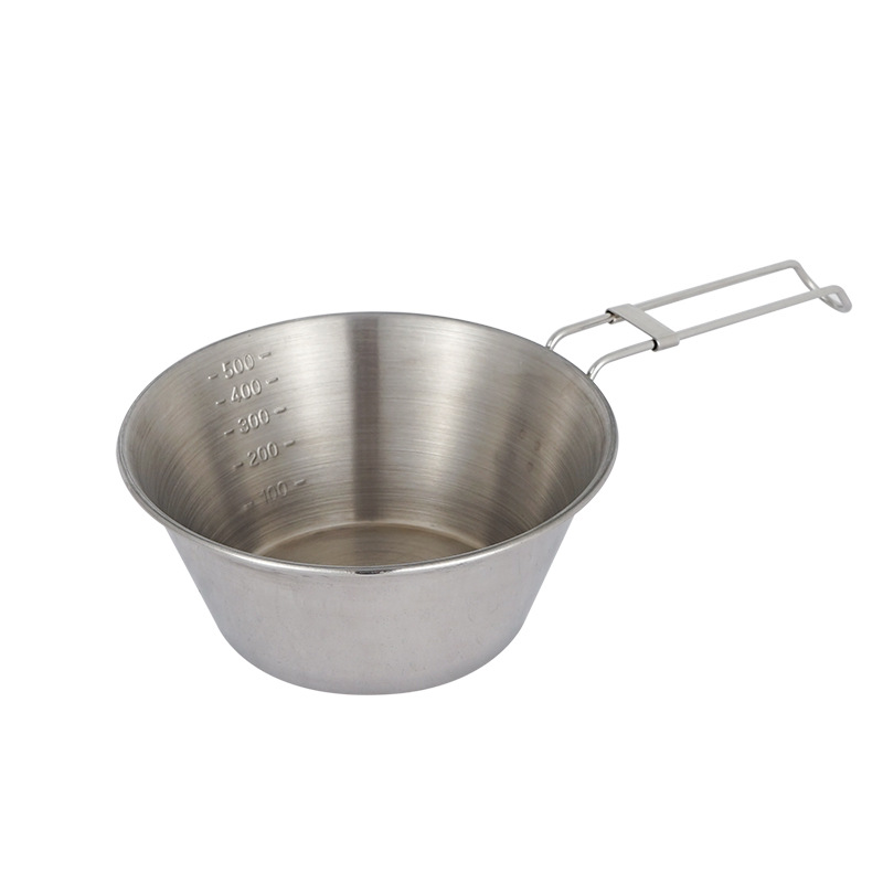 1pc Outdoor Folding Bowl Stain - Camping No Cooking Meals 评论和价格