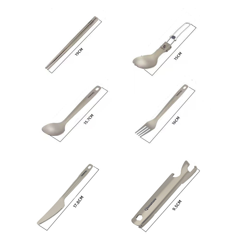 Camping Titanium Spork Spoon O - Camp Spork Set 评论和价格