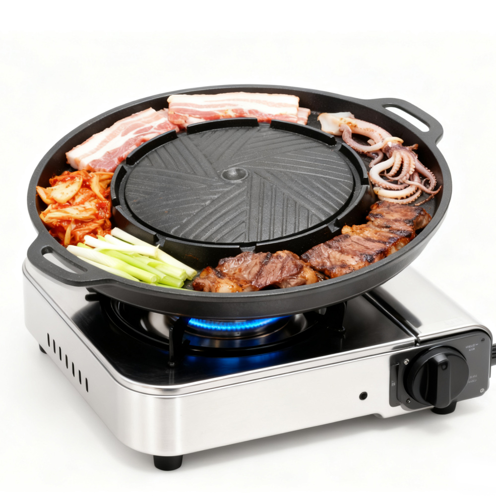 KOSUN Korean BBQ Grill Pan 2 i - Camping Cooking Equipment 评论和价格