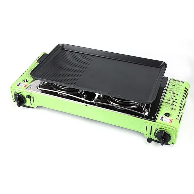 Outdoor Portable Camping Table - Camping Double Cooking Stove 评论和价格