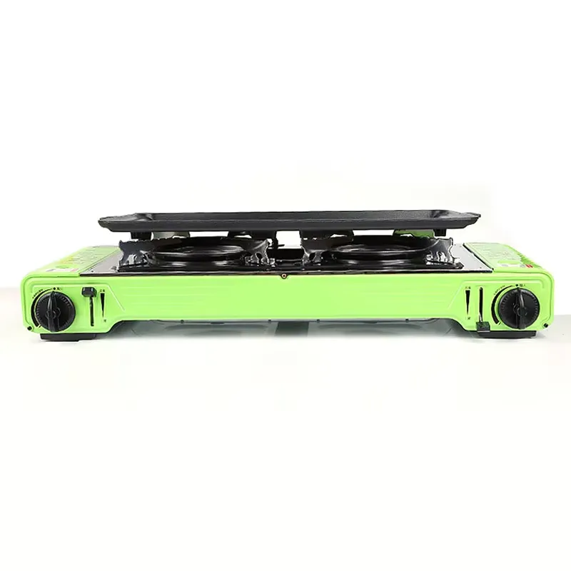 Outdoor Portable Camping Table - Camping Double Cooking Stove 评论和价格