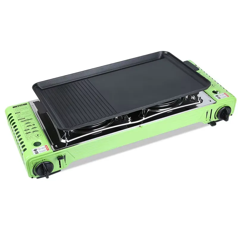 Outdoor Portable Camping Table - Camping Double Cooking Stove 评论和价格