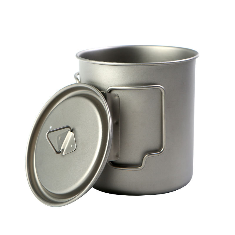 Camping Titanium Cups 450ml 55 - Camping Cooking Hardware 评论和价格