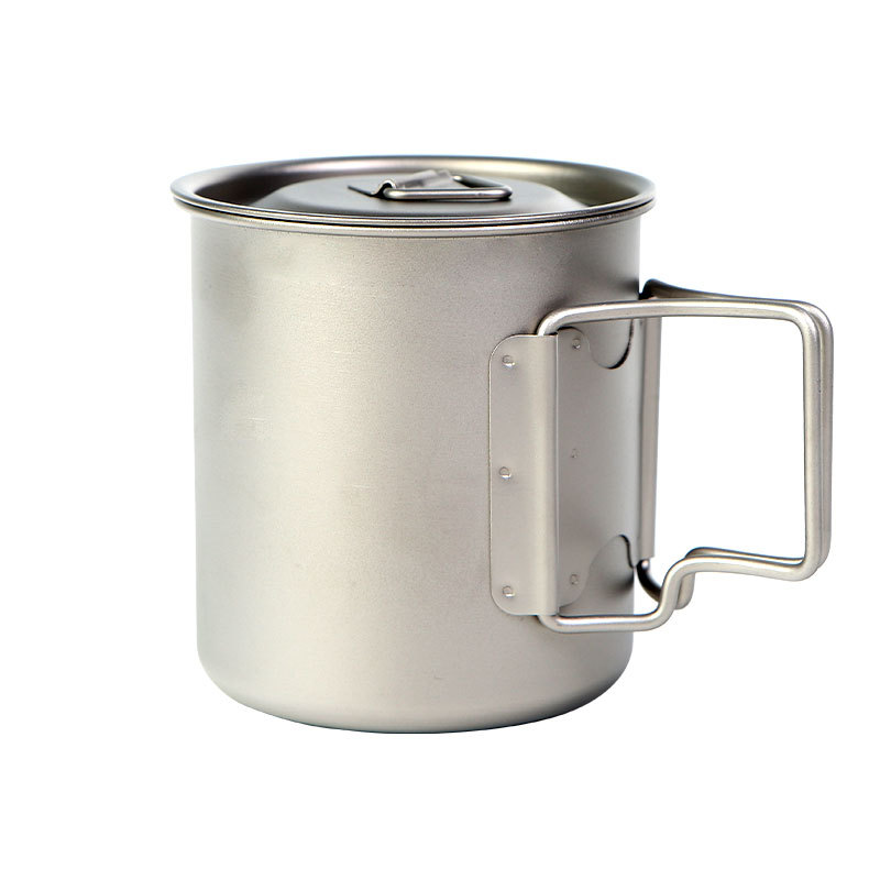 Camping Titanium Cups 450ml 55 - Camping Cooking Hardware 评论和价格