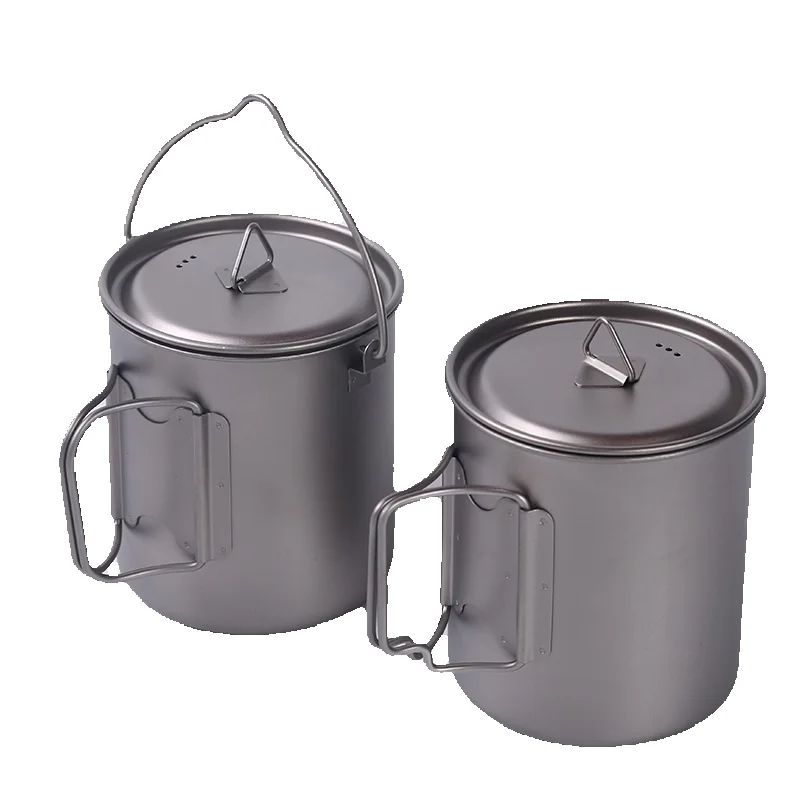Camping Titanium Cups 450ml 55 - Camping Cooking Hardware 评论和价格