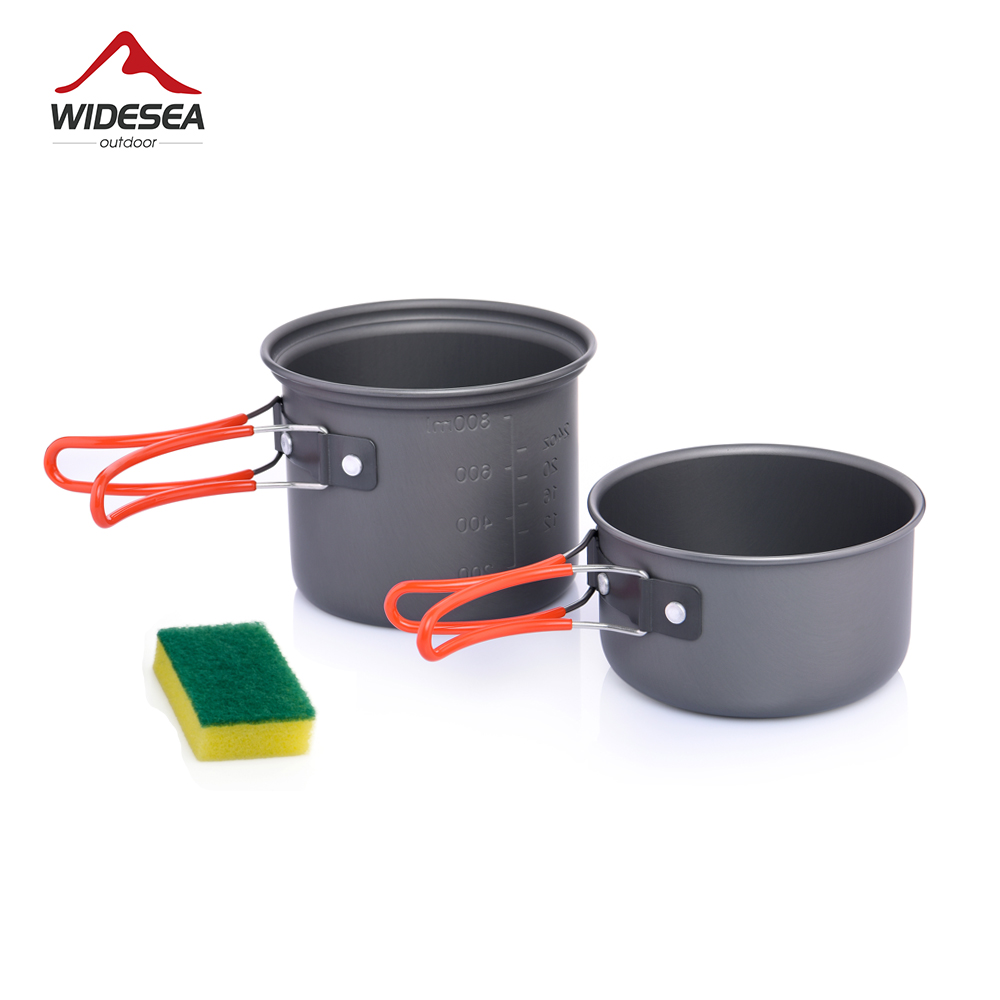 Widesea camping tableware outd - Camping Cooking And Eating Set 评论和价格