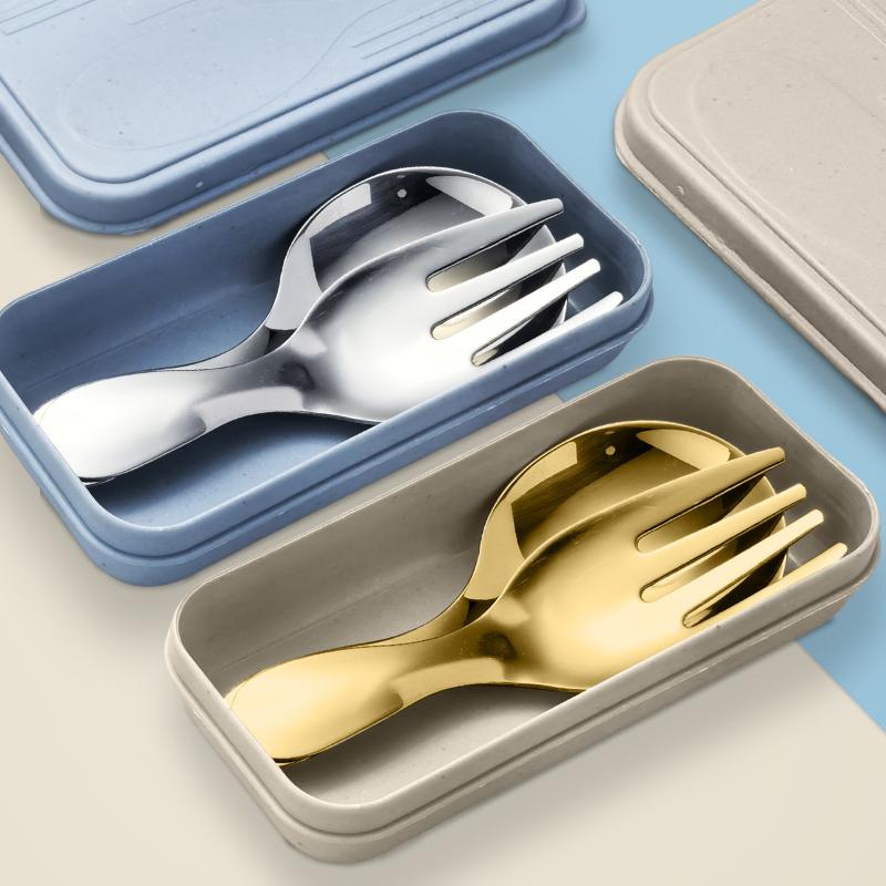 Stainless Steel Portable Spoon - Camping Cooking And Eating Set 评论和价格