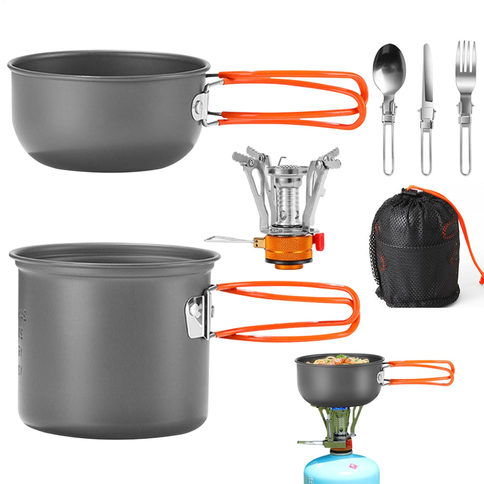 Portable Camping Cookware Set  - Camping Cooking Knife Set 评论和价格