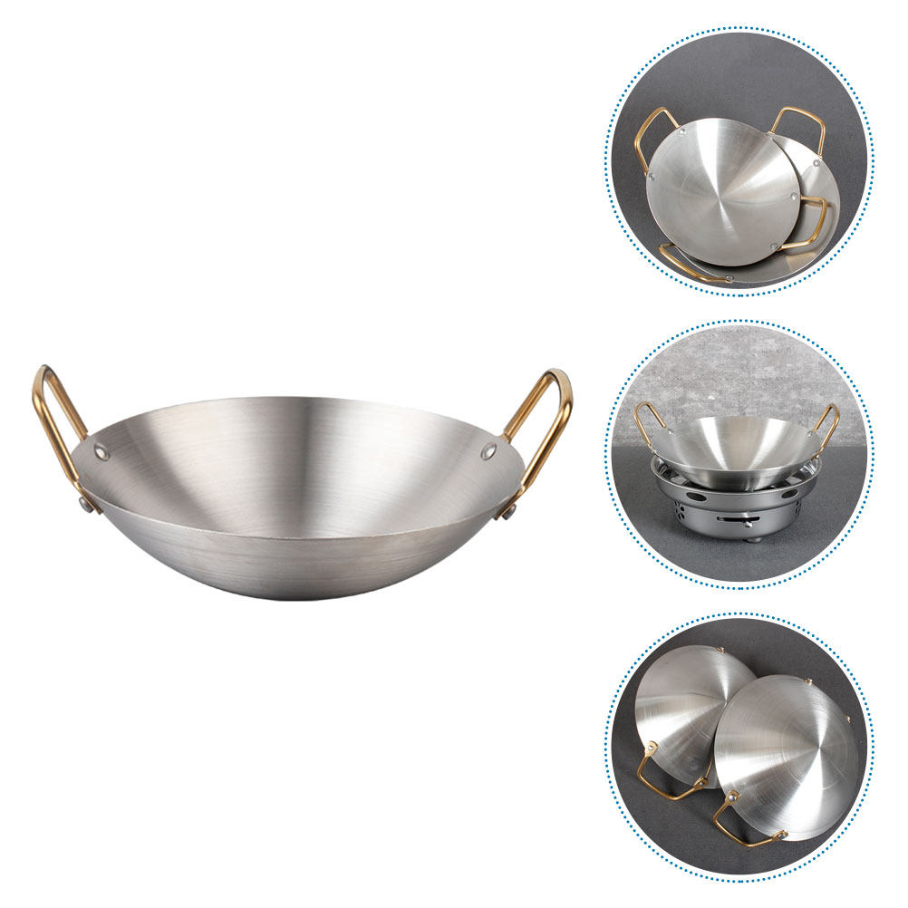 Stainless Steel Dry Pot Double - Camping Double Cooking Stove 评论和价格