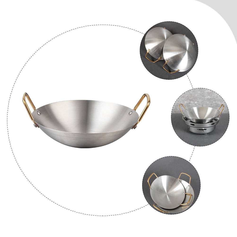 Stainless Steel Dry Pot Double - Camping Double Cooking Stove 评论和价格