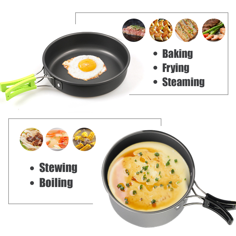 WESTTUNE Camping Cookware Kit  - Camping Cooking Hardware 评论和价格