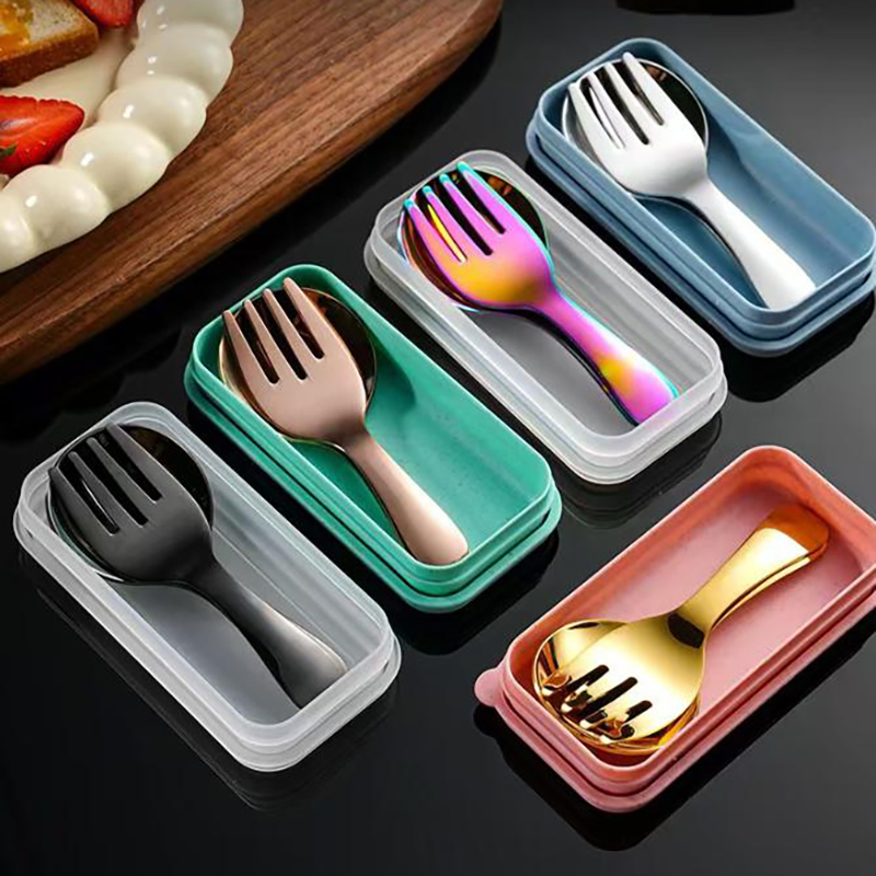 Mini Spoon Fork Tableware Outd - Camping Cooking And Eating Set 评论和价格