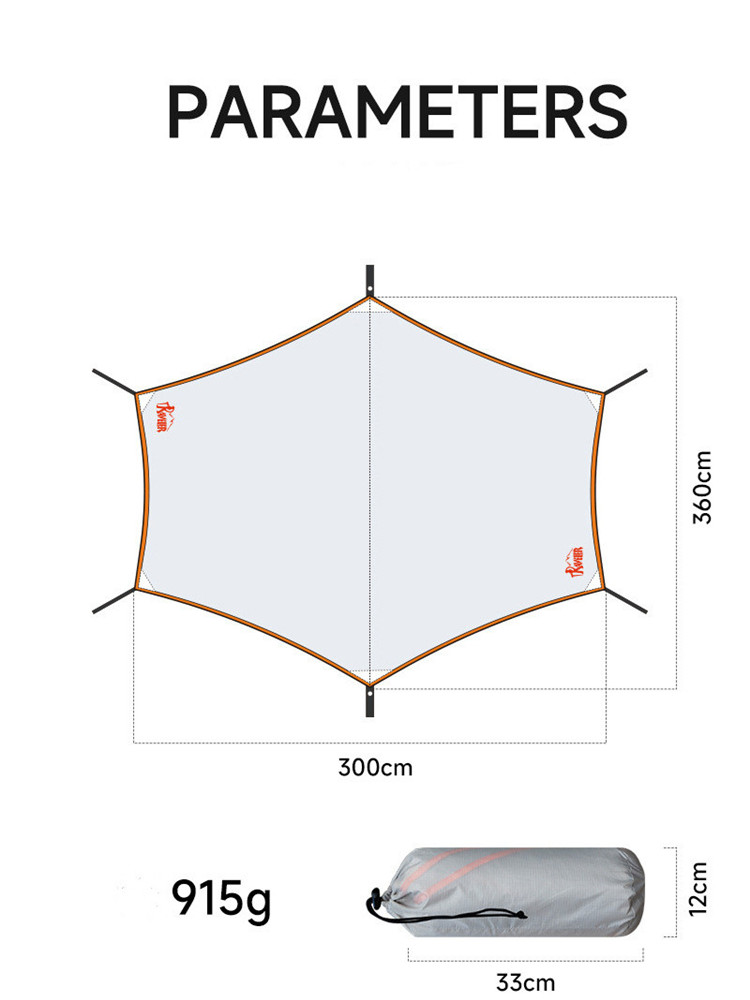 Sunshade canopy tent, sun-proo - Camping Cooking Tent 评论和价格