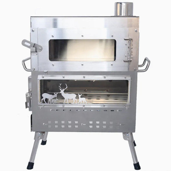 Premium Stainless Steel Wood B - Camping Cooking Tent 评论和价格