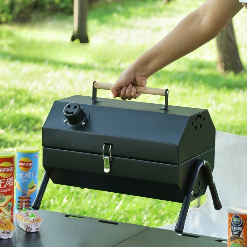 Carbon Steel Barbecue Grill Po - Camping Double Cooking Stove 评论和价格