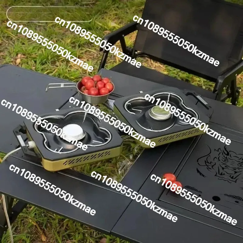 Portable Double Burner Camping - Camping Double Cooking Stove 评论和价格