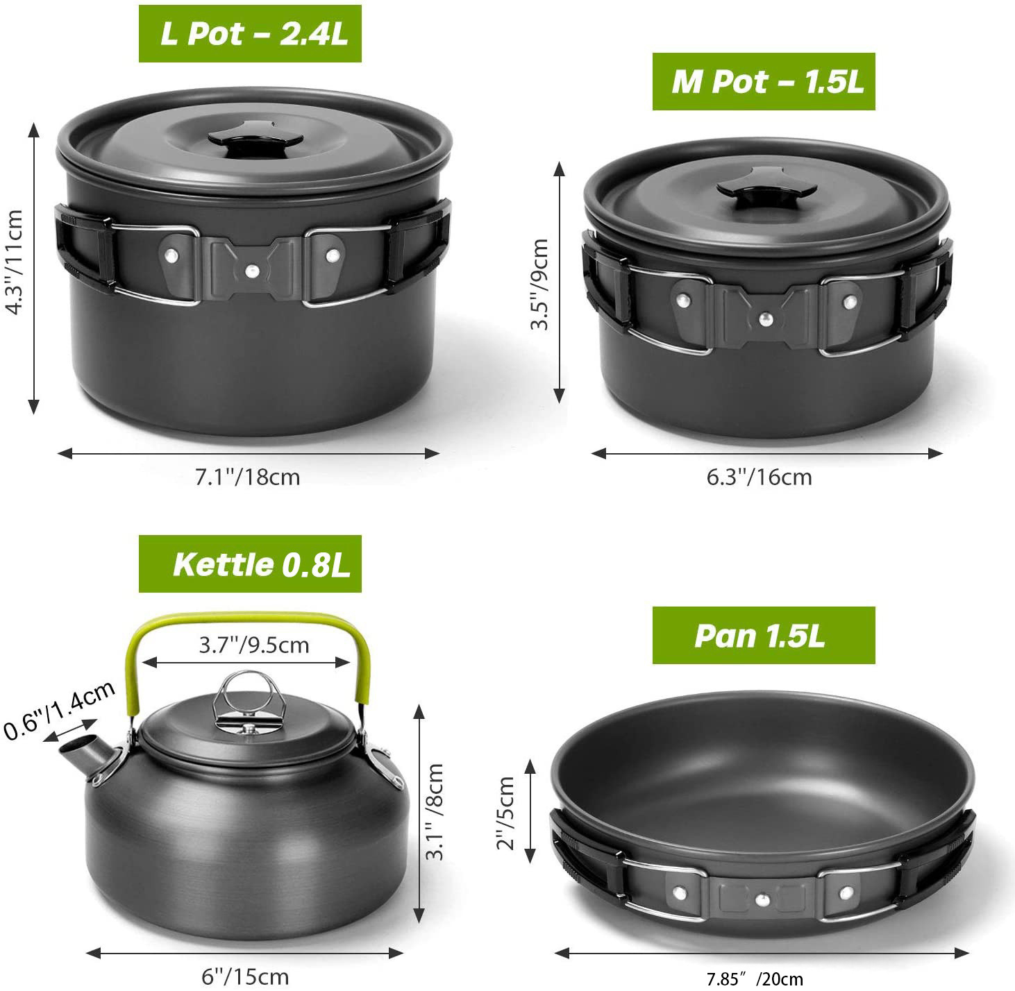 Outdoor Camping Tableware Set  - Camping Cooking Knife Set 评论和价格