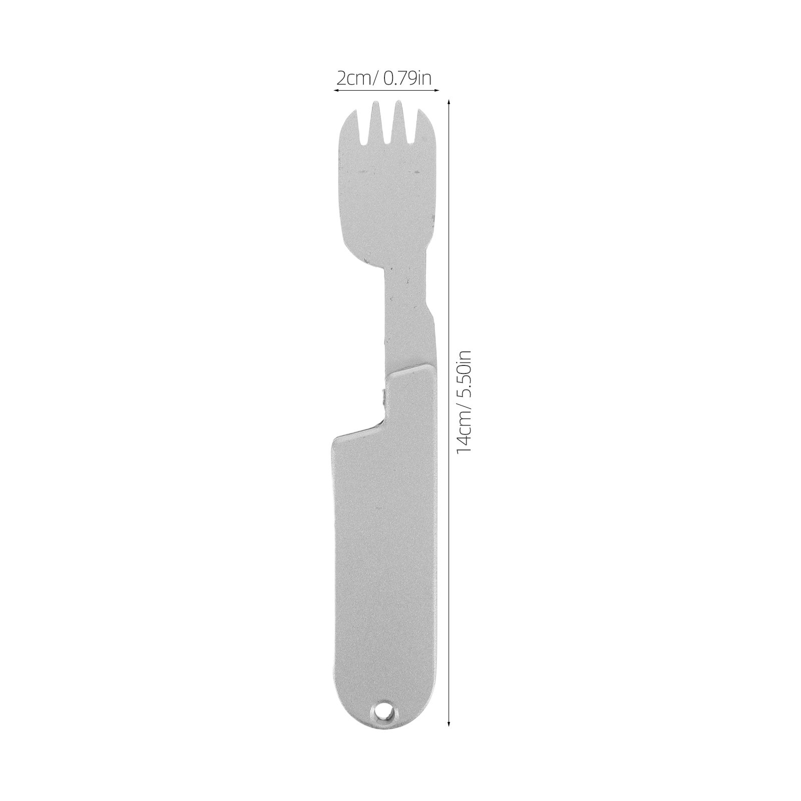 Aluminum Alloy 2 in 1 Camping  - Camp Spork Set 评论和价格