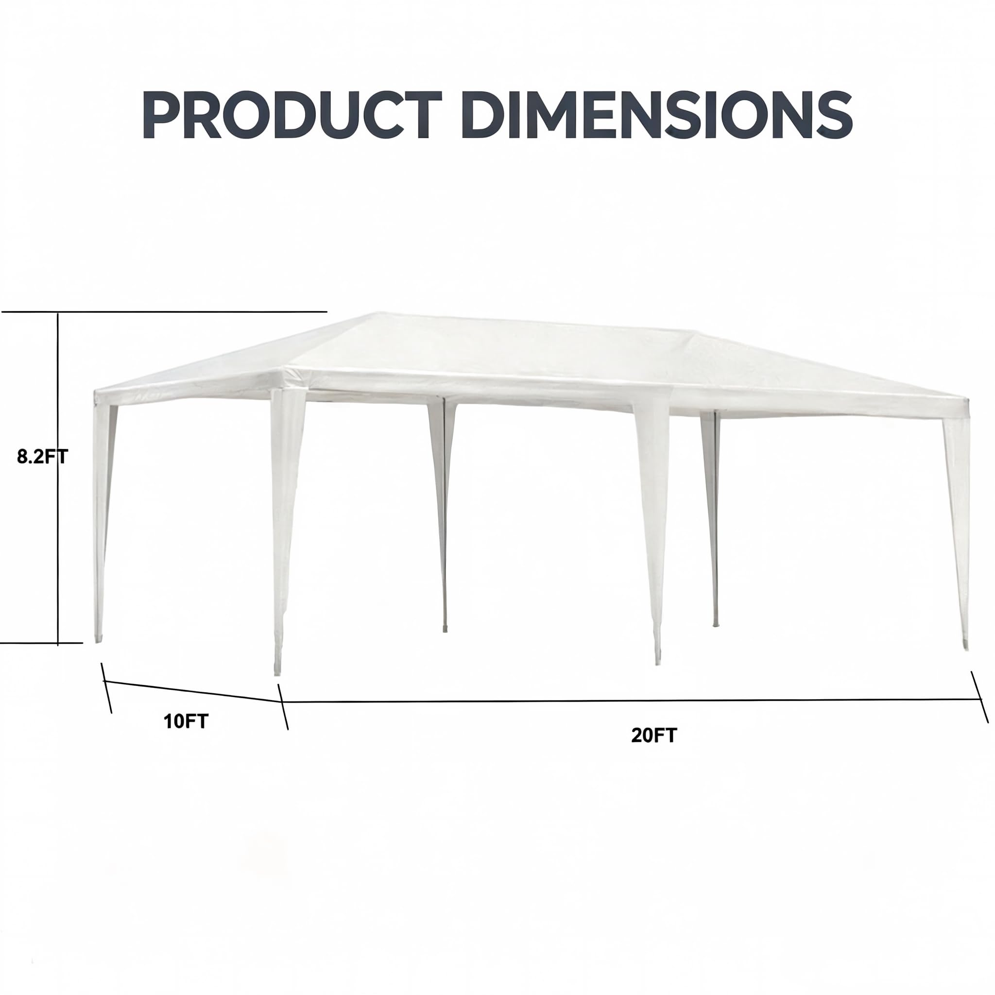 Waterproof Heavy Duty White Ca - Camping Cooking Tent 评论和价格