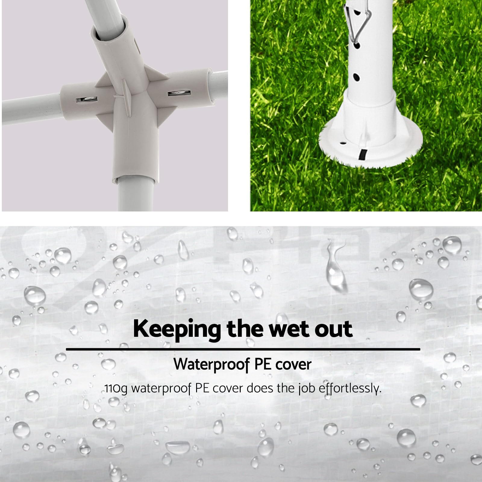 Waterproof Heavy Duty White Ca - Camping Cooking Tent 评论和价格