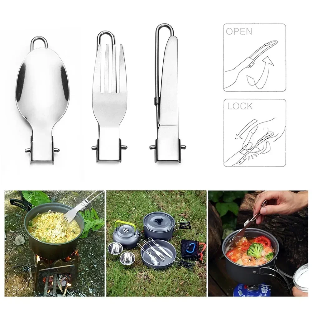 1 Set Outdoor Camping Picnic C - Camping Cooking Knife Set 评论和价格
