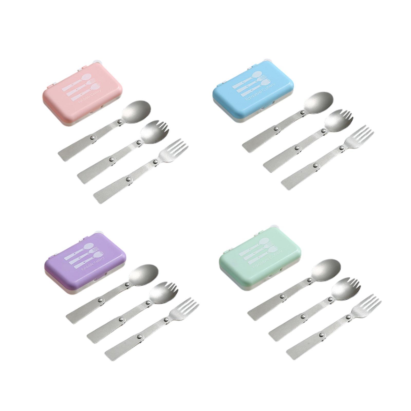 Camping Cutlery Set Folded For - Camp Spork Set 评论和价格