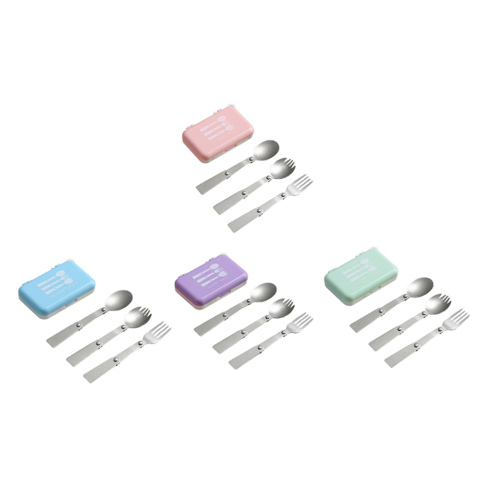 Camping Cutlery Set Folded For - Camp Spork Set 评论和价格