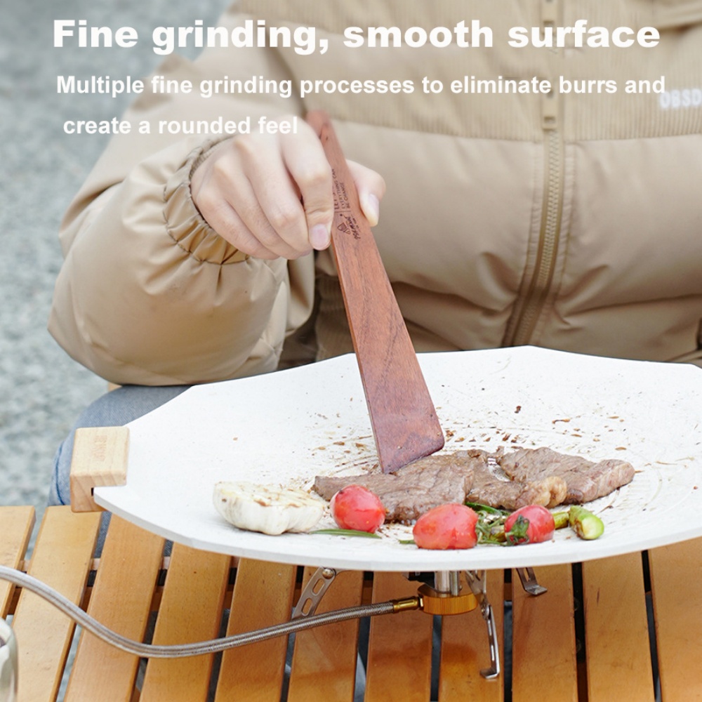Outdoor Camping Wooden Spatula - Camping Cooking Hardware 评论和价格