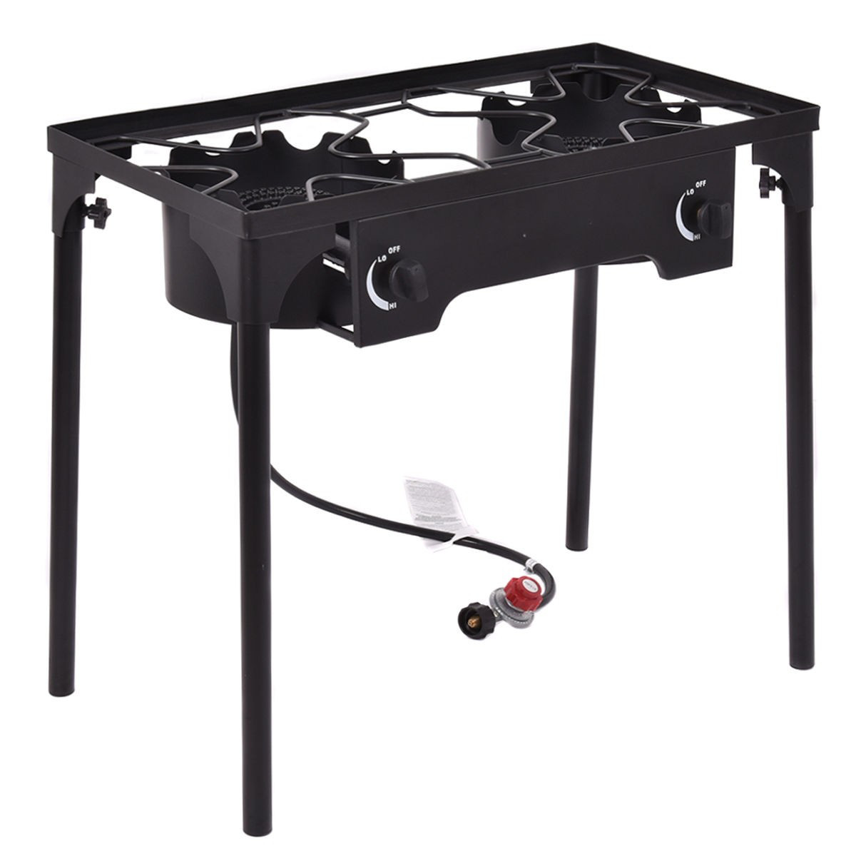 150000BTU Portable Propane Dou - Camping Double Cooking Stove 评论和价格