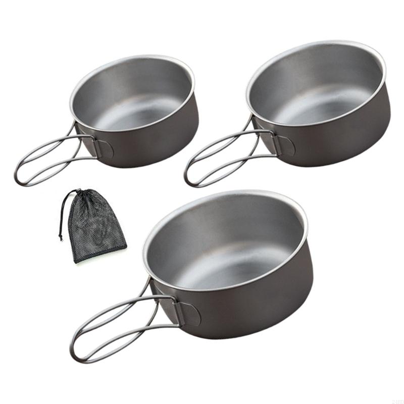 Metal Camping Bowl with Wire H - Camping No Cooking Meals 评论和价格