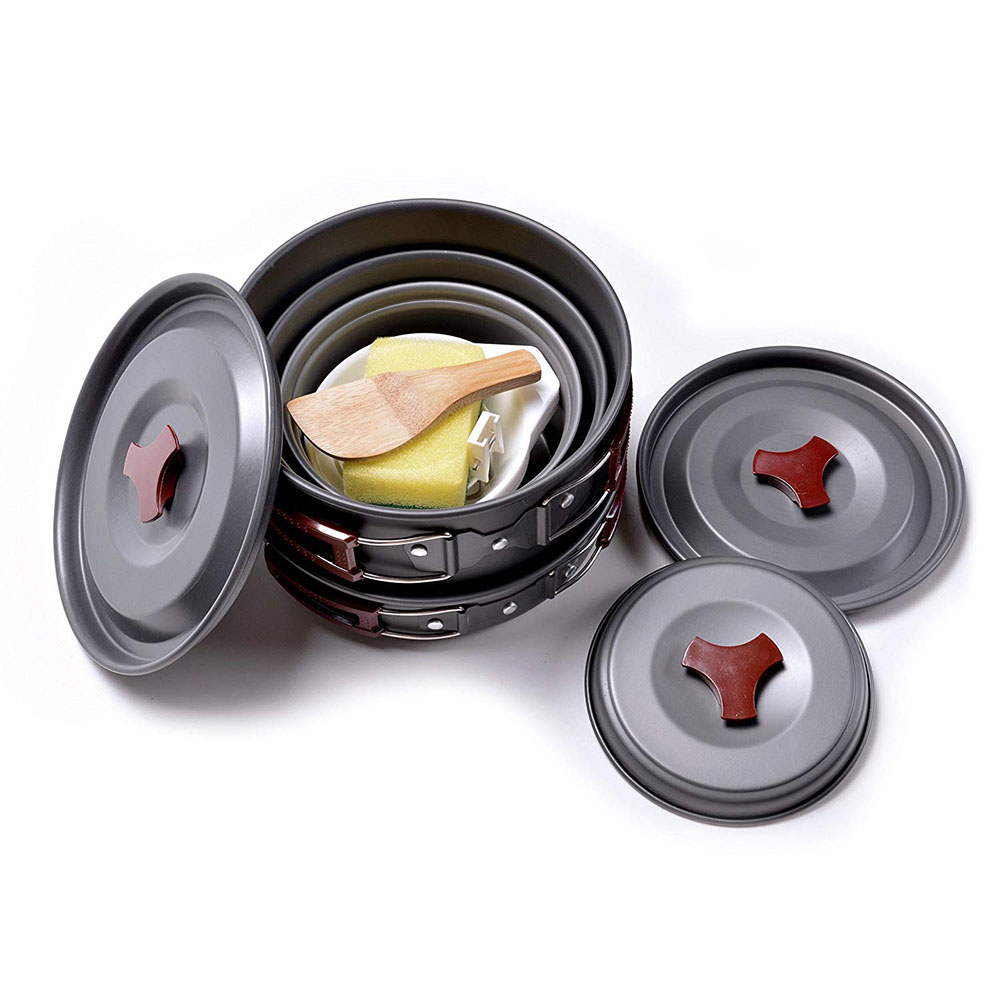 Outdoor Camping Cookware Kit N - Camping Cooking Hardware 评论和价格