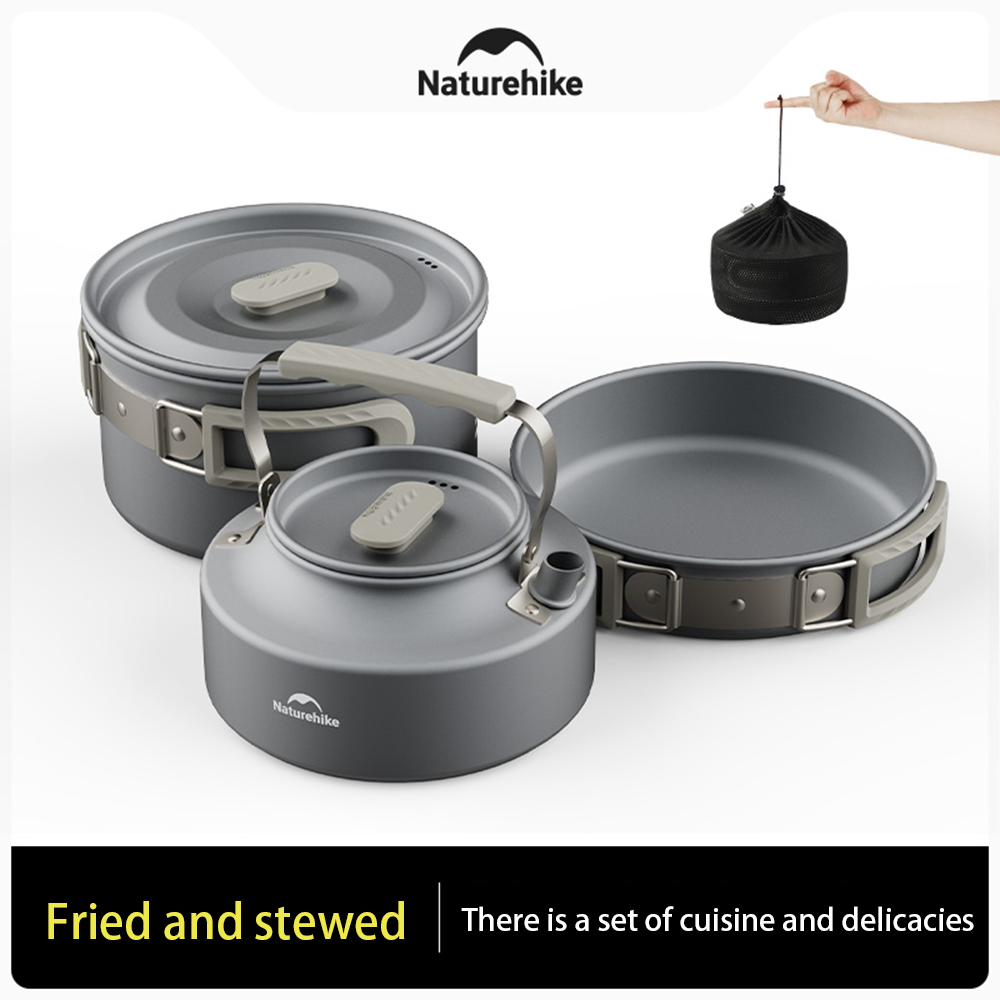 Naturehike Outdoor Pot Set,Cam - Camping Cooking Equipment 评论和价格