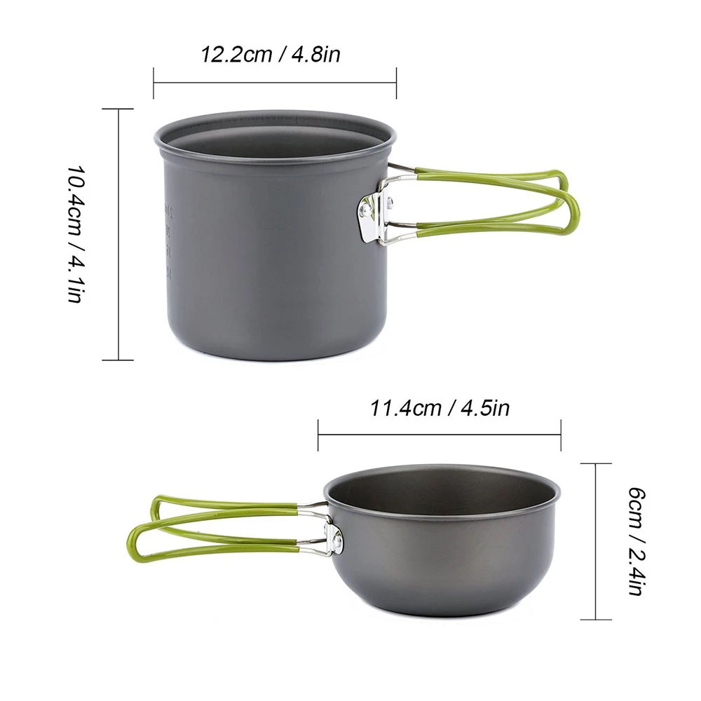 Camping Cookware Kit with Stov - Camping Cooking Hardware 评论和价格