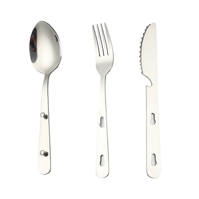 3pcs/set Portable Stainless St - Camping Cooking Knife Set 评论和价格